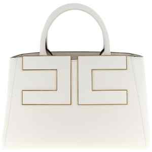 Elisabetta Franchi Maxi Logo Shopping Bag