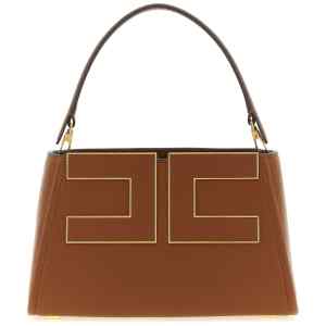 Elisabetta Franchi Maxi Logo Handbag