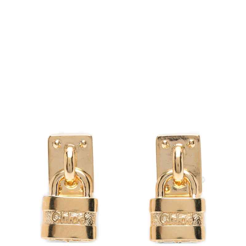 Chloé Paddington Mini Padlock Earrings