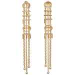 Chloé Lettering Pendant Earrings