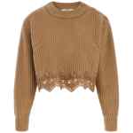 Chloé Cropped Lace Sweater