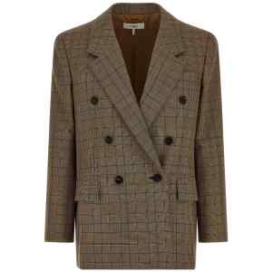 Chloé Check Double-breasted Blazer