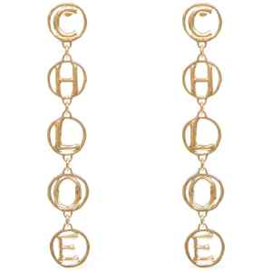 Chloé Script Earrings