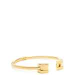 Elisabetta Franchi Geometric Logo Necklace