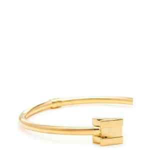 Elisabetta Franchi Geometric Logo Necklace
