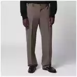 PT Torino Taupe Wool-Blend Trousers