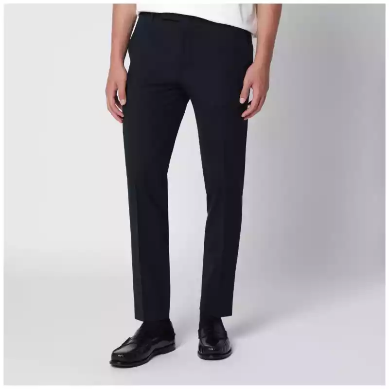 COAFX0Z00FWDMA37_T_PT0F-0370.a PT Torino Dieci trousers in blue wool blend