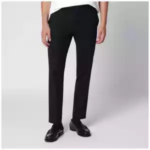 PT Torino Dieci trousers in black wool blend