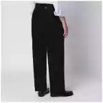 PT Torino Black Cotton Trousers