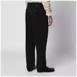 PT Torino Black Cotton Trousers