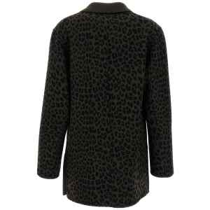 P.A.R.O.S.H. Animal Print Double-breasted Blazer