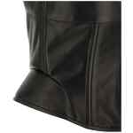 Ermanno Scervino Peplos Leather Top