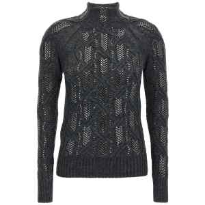 Ermanno Scervino Crystal Braid Sweater