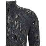 Ermanno Scervino Crystal Braid Sweater