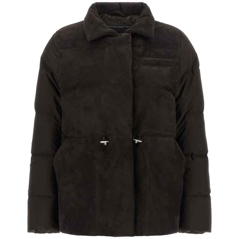 D62628K0563L01MARRONE_01_M_2026-07-17T09-10-41.288Z Kiton Drawstring Down Jacket