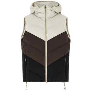 Kiton Chevron Stitching Padded Vest