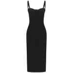 Dolce & Gabbana Black Sicily Bra Corset Dress