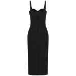 Dolce & Gabbana Black Sicily Bra Corset Dress