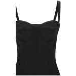 Dolce & Gabbana Black Sicily Bra Corset Dress
