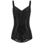 Dolce & Gabbana Satin And Lace Corsetry Bodysuit
