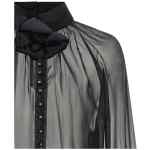 Dolce & Gabbana Chiffon Blouse With Flower