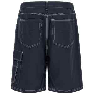Fendi Bermuda Cargo Canvas Shorts