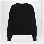 Ami Paris Ami De Coeur cardigan in black wool