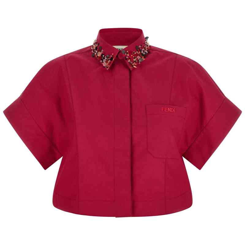 FS8363AWAEF1WX3_01_M_2026-07-17T09-10-49.512Z Fendi Shirt With Embroidery