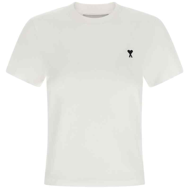 Ami Paris Ami De Coeur Cropped T-shirt