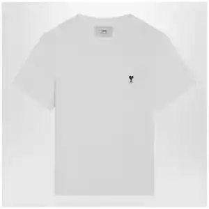Ami Paris White Ami De Coeur T-shirt