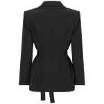 Elisabetta Franchi Stretch Satin Blazer