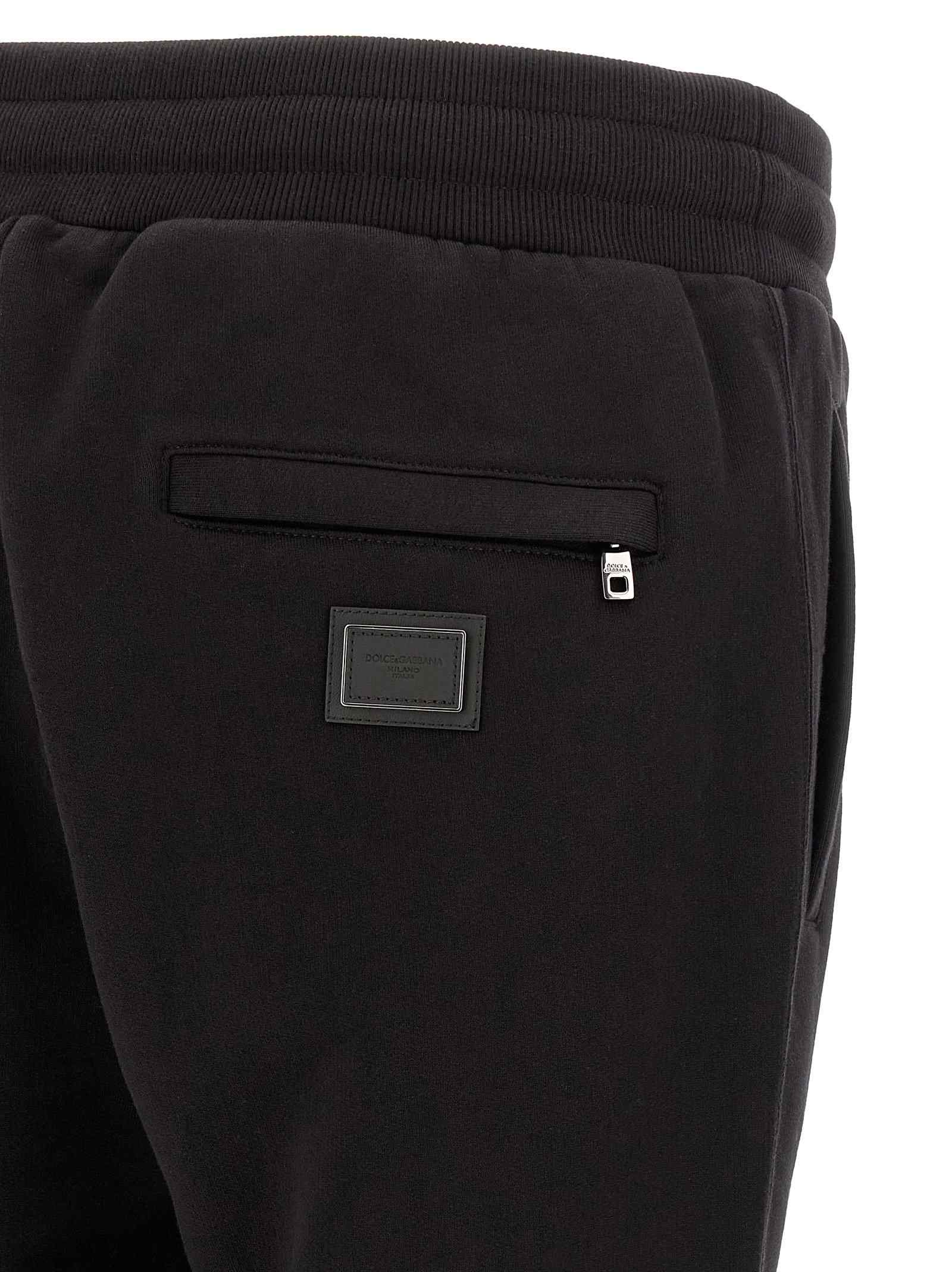 Dolce & Gabbana Logo Plaque Joggers