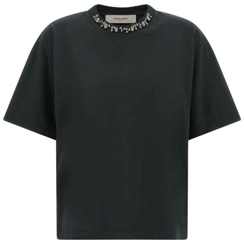 GWP01874P0018979045690456_01_M_2026-06-26T08-02-54.958Z Golden Goose Crystal Crew Neck T-shirt