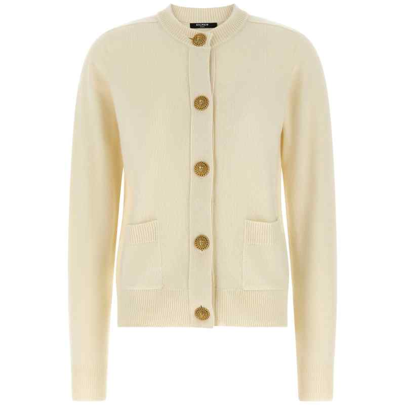 HF1KL917KI870KA_01_M_2026-07-27T10-00-45.106Z Balmain Eco-cashmere Cardigan