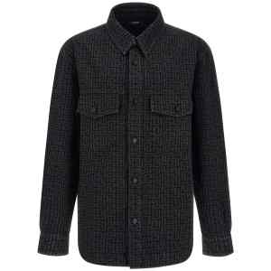 Balmain Monogram Pattern Overshirt