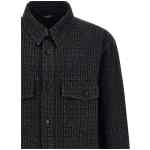 Balmain Monogram Pattern Overshirt