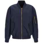 Balmain Logo Embroidery Bomber Jacket