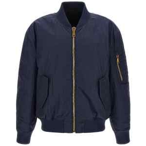 Balmain Logo Embroidery Bomber Jacket