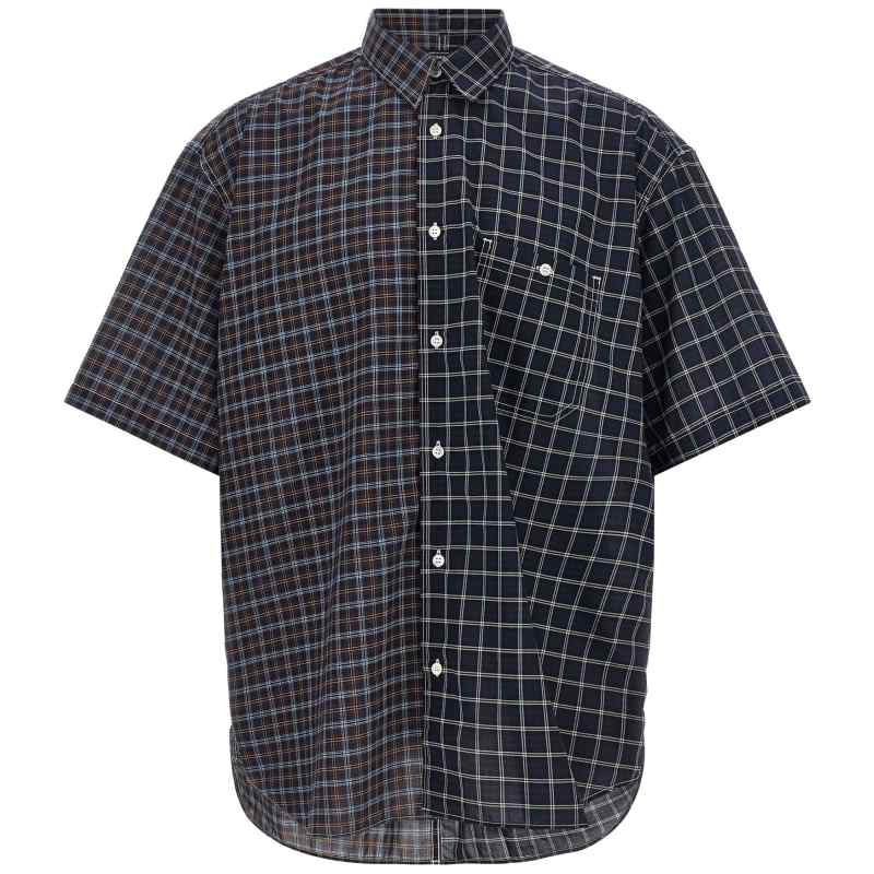 HQB0221_01_M_2026-04-20T07-24-40.548Z Comme Des Garҫons Homme Check Patterned Shirt