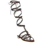 Aquazzura Infinity Chain Gladiator Sandals
