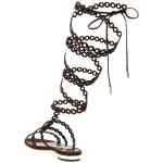 Aquazzura Infinity Chain Gladiator Sandals