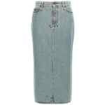 Moschino Rivets Denim Skirt