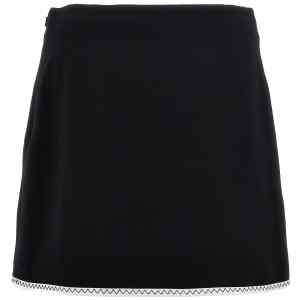 Moschino Heart Button Skirt
