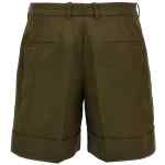 Jil Sander Linen Bermuda Shorts