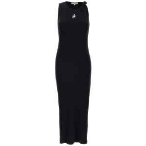 J.w.anderson Logo Ribbed Dress