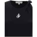 J.w.anderson Logo Ribbed Dress
