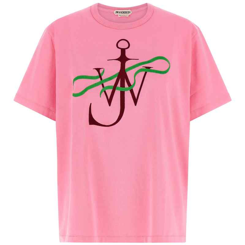 JT0320PG1937300_01_M_2025-11-19T08-30-10.492Z J.w.anderson Ribbon Anchor T-shirt
