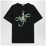 J.W. Anderson JW Anderson Navy blue T-shirt with embroidered logo