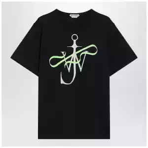 J.W. Anderson JW Anderson Navy blue T-shirt with embroidered logo