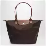 Longchamp Moka Le Pliage Original L bag